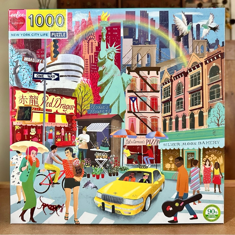 eeBoo New York City Life Puzzle 1000 piece